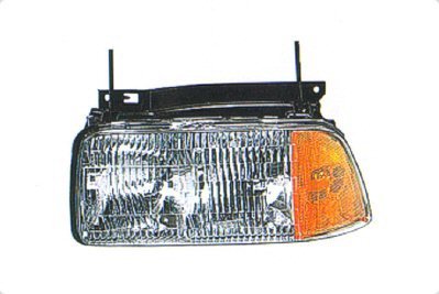 Get Crash Parts Gm2502133 Headlamp Assembly, Composite Type, GMC Only, Driver's Side Headlight Assemblies GM2502133