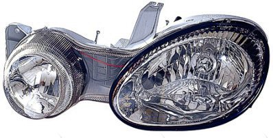 Get Crash Parts Ki2502107 Headlamp Assembly, Driver's Side Headlight Assemblies Action Crash Standard KI2502107