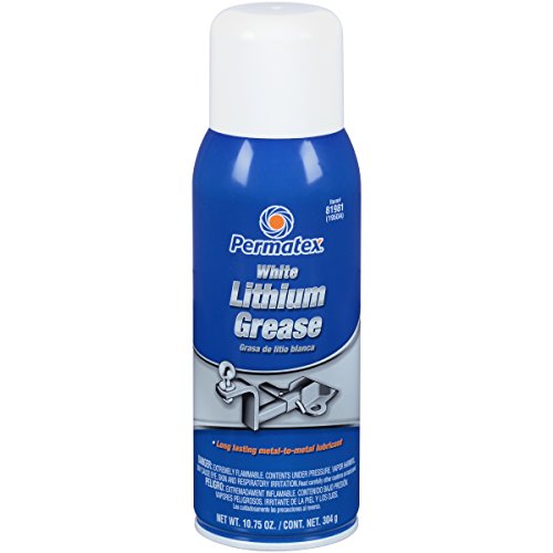 Permatex 81981 White Lithium Grease, 10.75 oz. Aerosol Can Paints & Primers Permatex 81981