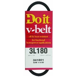 Do it 3/8 top x 40 degrees bevel (For A Pulley) V-Belts V Belts Gates Rubber PVT Lbl. 3L370