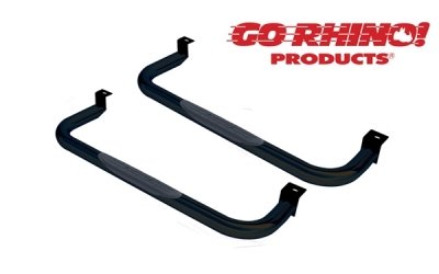 Go Rhino 4100B 4000 Series Sidesteps-Black Grille & Brush Guards Go Rhino! 4100B