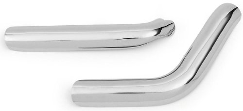 Cycle Shack Heat Shields 18in. for 1 3/4in. Pipes - Rear , Color: Chrome HS-15 Heat Shields Cycle Shack HS-15