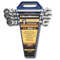 Flex Head GearWrench Completer Set - Metric - 4-Pc Combination Wrenches KD Tool 9903