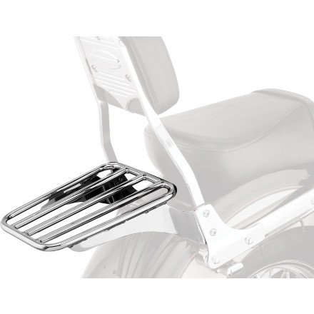 96-05 KAWASAKI VN800B: Cobra Sissy Bar Luggage Rack - Chrome (CHROME) Sissy Bars Continental 08-3503