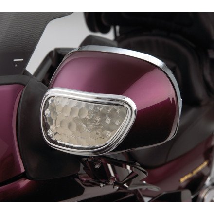Show Chrome Mirror-Back Trim -Contoured Chrome 52-763 Mirrors Show Chrome 52-763