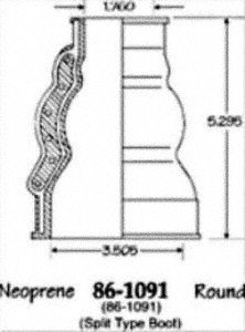 Empi 86-1091D CV Boot Kit Split & Quick Empi 86-1091D