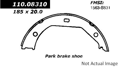 Parking Brake Centric 110.08310