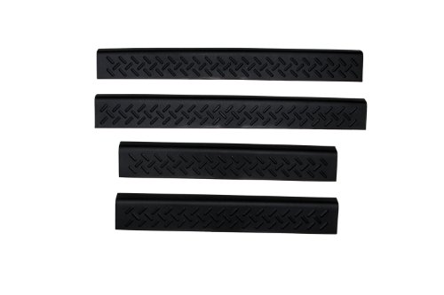 Auto Ventshade 91636 Black Door Sill Protector Door Entry Guard Auto Ventshade 91636