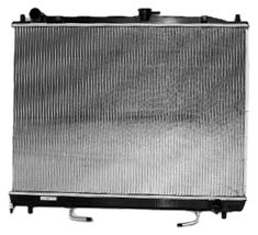 TYC 2752 Mitsubishi Montero 1-Row Plastic Aluminum Replacement Radiator Radiators TYC 2752