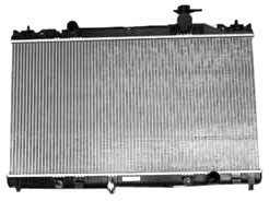 TYC 2437 Toyota Camry 1-Row Plastic Aluminum Replacement Radiator Radiators TYC 2437