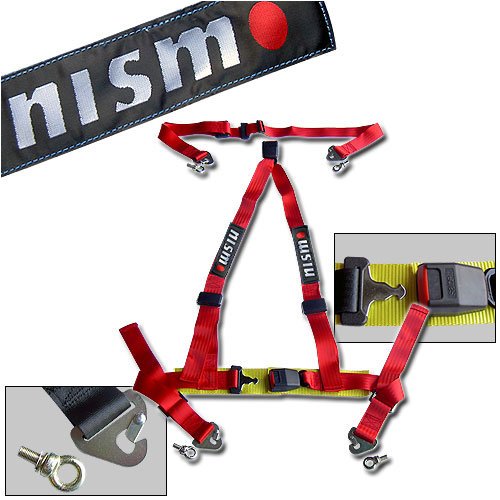 No Logo Color: Black Harness Seat Belt Seat Belts Type-R o1005-3246-1215