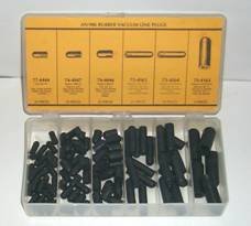 Rubber Vacuum Line Plug Assortment-100 pieces Vacuum PDQ AN-906CT