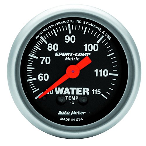 Water & Oil Temperature Auto Meter 3332-M