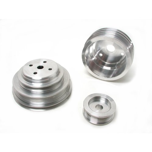 BBK 1598 Aluminum Underdrive Pulley Kit for GM 305/350 F-Body/Truck - 3 Piece Power Pulleys BBK 1598