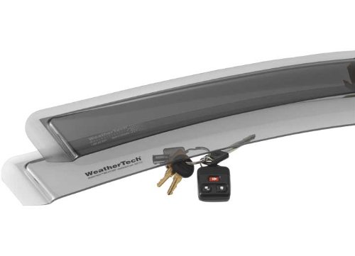 WeatherTech - 70221 - 1993 - 2003 VW Eurovan Light Side Window Deflector Front Pair Body WeatherTech 70221