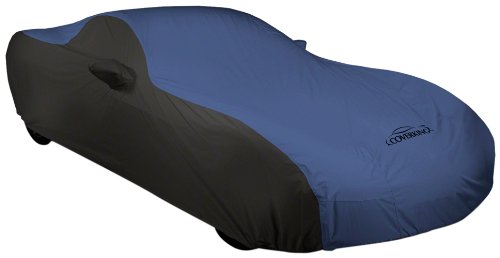 Coverking Custom Car Cover for Select Mitsubishi Cordia Models - Stormproof (2-Tone Blue with Black Sides) Custom Fit Coverking CVC3SP297MB2302