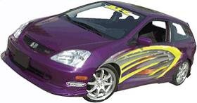 APC Air Dam for 2003 - 2004 Honda Civic Air Dams APC A501022600101_141039