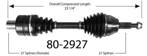 Half-Shaft Assemblies Empi 80-2927
