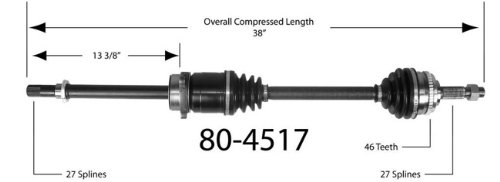 Half-Shaft Assemblies Empi 80-4517