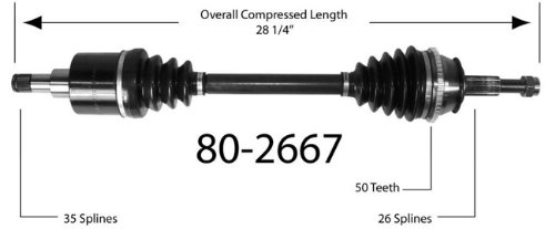 Half-Shaft Assemblies Empi 80-2667
