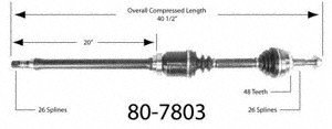 Half-Shaft Assemblies Empi 80-7803