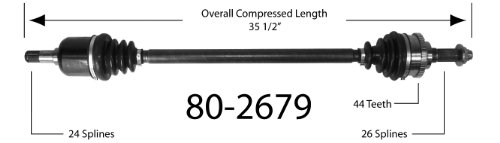 Half-Shaft Assemblies Empi 80-2679