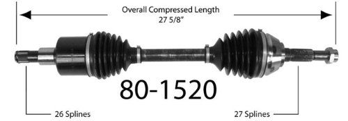 Half-Shaft Assemblies Empi 80-1520