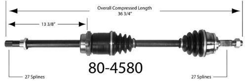Half-Shaft Assemblies Empi 80-4580