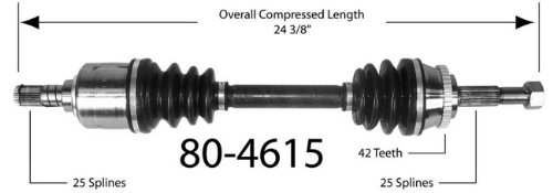 Half-Shaft Assemblies Empi 80-4615