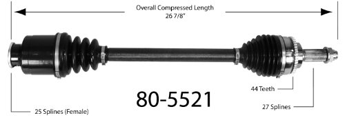 Half-Shaft Assemblies Empi 80-5521