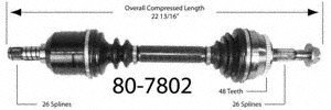 Half-Shaft Assemblies Empi 80-7802