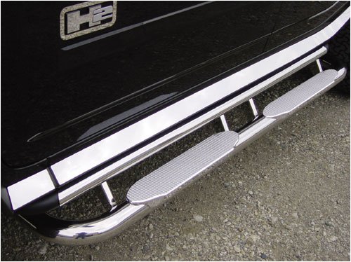 RealWheels Bent Tube Steps - Stainless, for the 2007 Hummer H2 Body Real Wheels 6K3H70--1-104WR--VUSSWR