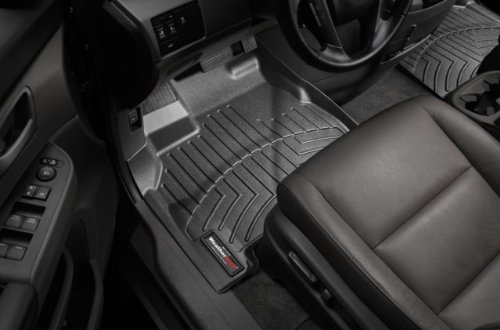 WeatherTech - 440121 - 2009 Dodge Ram Truck 2500/3500 Black 1st Row FloorLiner Custom Fit WeatherTech 440121