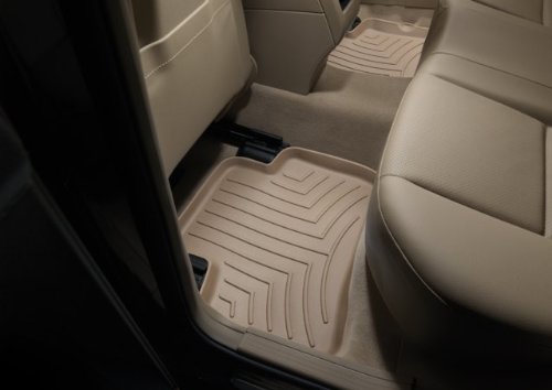 WeatherTech - 450622 - 1999 - 2006 GMC Sierra Tan 2nd Row FloorLiner Custom Fit WeatherTech 450622