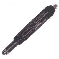 Black Front/Rear Flame Shock Cover - Polaris (Standard) Body & Frame Parts Shock-Pros 2510700
