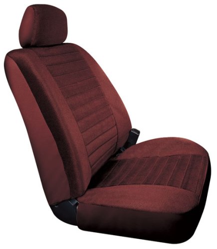 Saddleman S 179438-04 Custom Made Front Bench / Backrest Seat Cover - Windsor Velour Fabric, Wine Accessories Automotive Innovations S 179438-04
