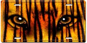 Frames Coolart License Plates tiger01