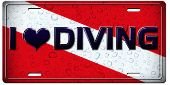 Covers Coolart License Plates dive02