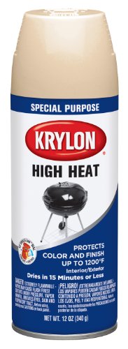 Krylon 1407 Aluminum BBQ, Stove and Propane Paint - 12 oz. Aerosol Spray Paint Krylon 1407