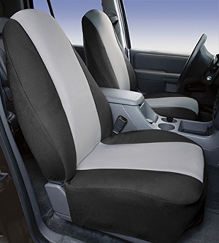 Saddleman Custom Made Front/Middle/Rear Bucket Seat Covers - Neoprene Fabric (Black/Gray) Accessories Automotive Innovations S 19991-14