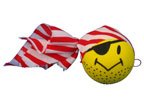 Smiley Pirate Antenna Ball Topper Antenna Toppers Red Rocket rresmileypirate