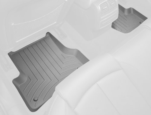 WeatherTech Custom Fit Rear FloorLiner for Jeep Commander, Grey Automobilia WeatherTech 460132