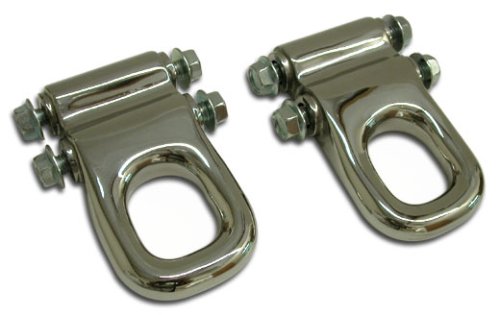 AutoXccessory Stainless Steel Front Tow Hooks, for the 2006 Hummer H2 SUT Tow Hooks AutoXccessory 2AH2H60--2-400111--KCURTSCX