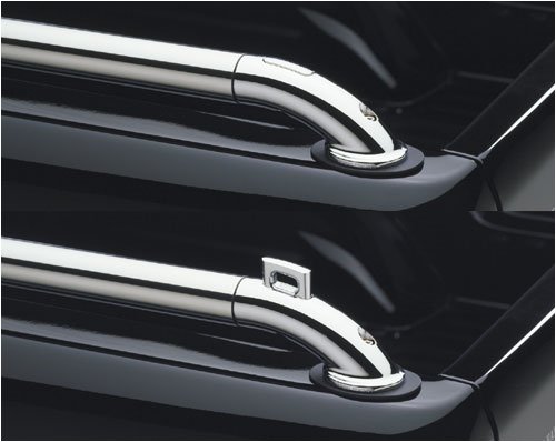 Putco Pop-Up Lockers - Stainless, for the 2002 GMC Sierra 1500 Truck Bed Rails Putco 5AS2G20--28892--KCURTTUP