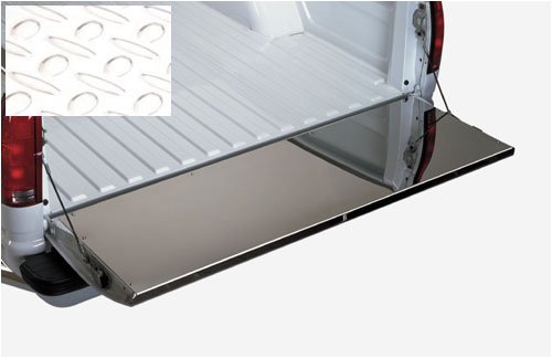 Putco Full Tailgate Protector, 2-Pc - Tread Brite Aluminum, for the 2004 Dodge Dakota Bed Liners Putco 1AD2D40--93395--KCURTTUP