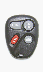1996-1999 PONTIAC BONNEVILLE KEYLESS ENTRY REMOTE CLICKER FOB (PLUS PROGRAMMING INSTRUCTIONS) Keyless Entry Systems Pontiac 25665574, 25665575, 25668603, 25628814, 25678792