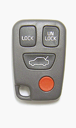 Keyless Entry Remote Control Key Fob Clicker for 98 99 00 01 02 Volvo S70 V70 S80 S90 S40C70 (Must be programmed by Volvo dealer) Keyless Entry Systems Volvo Part #: 9166200