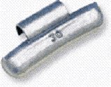 Aluminum Wheel Weights 1 1/2 oz. Qty:25 Gripper Box # 21015T Wheel Weights PDQ 21015T