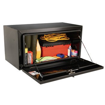 Jobox 750980 Underbed Box, Steel, Black, 36 x 24 x 24 Truck Bed Toolboxes Jobox 750980