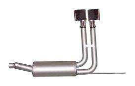 Gibson 69536 Super Truck Stainless Dual Exhaust System Exhaust & Emissions Gibson Performance Exhaust 69536